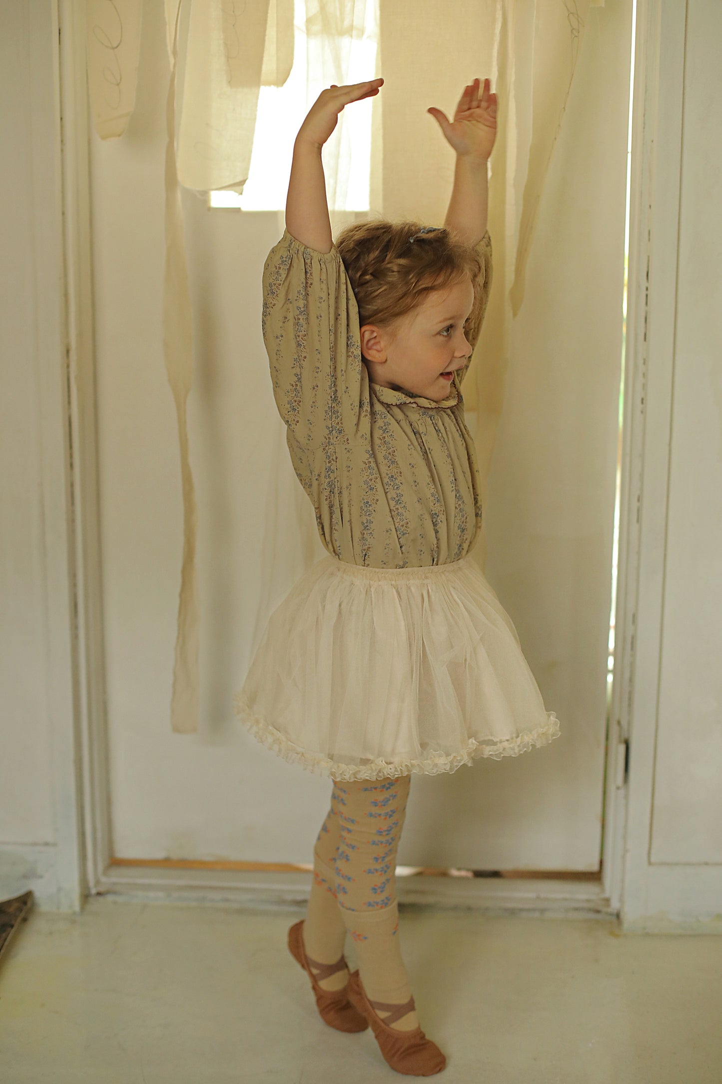 Lea Tulle Skirt, Cream