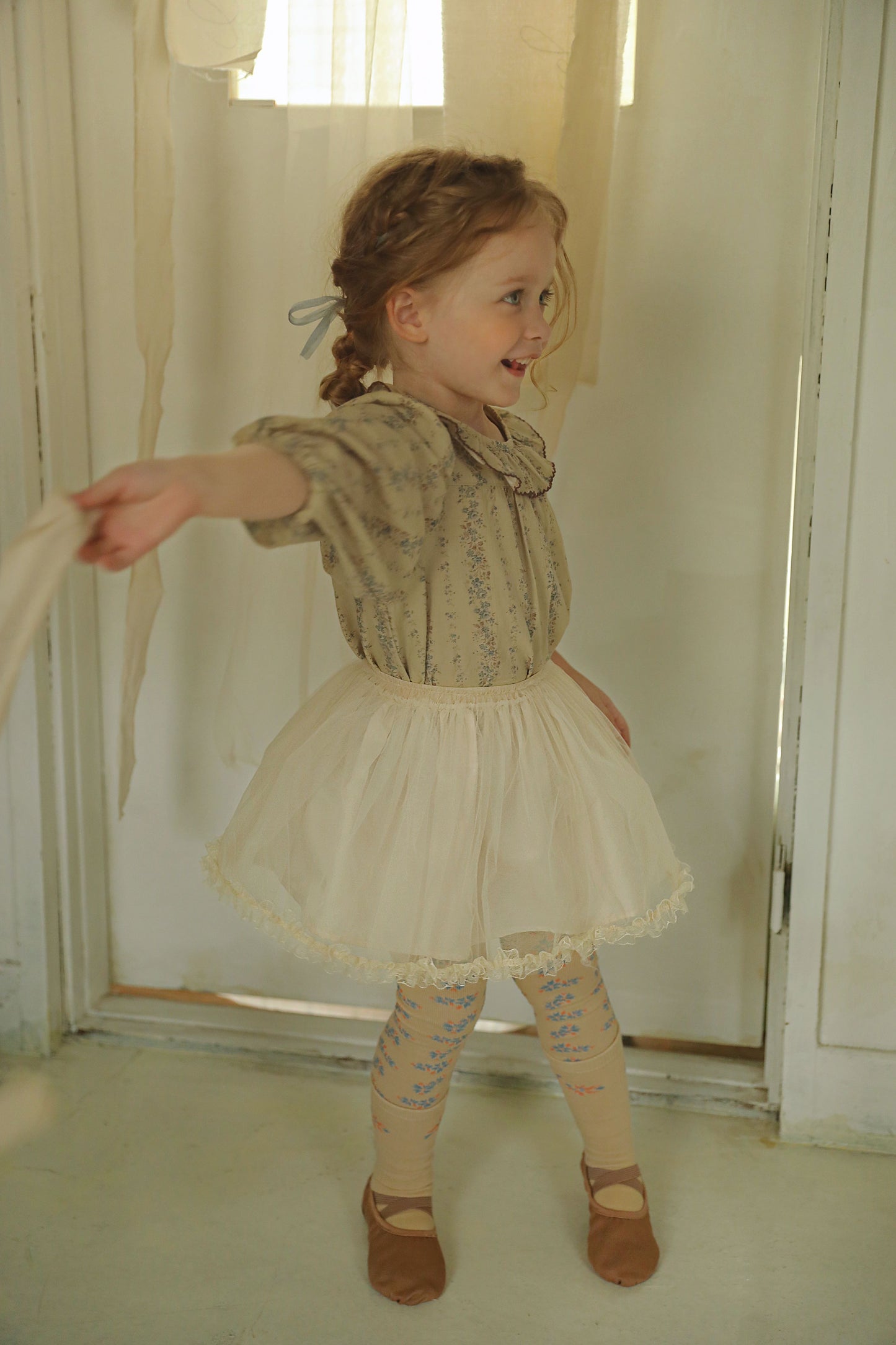 Lea Tulle Skirt, Cream