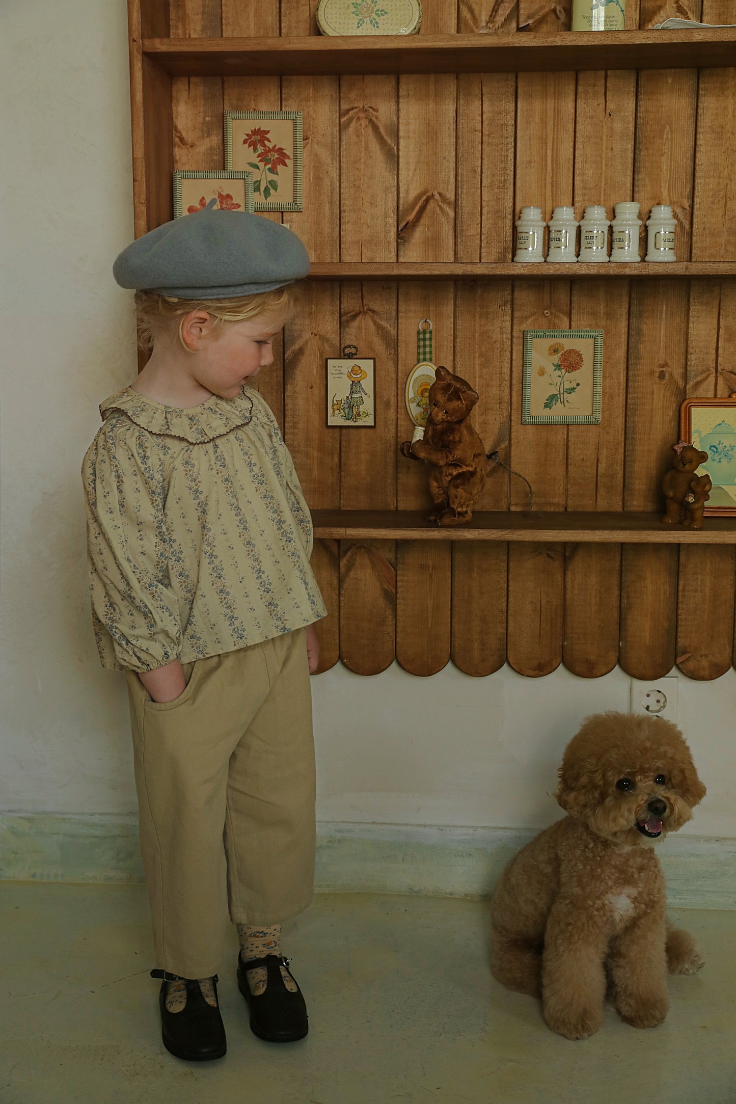 Louis Relaxed Pants, Beige