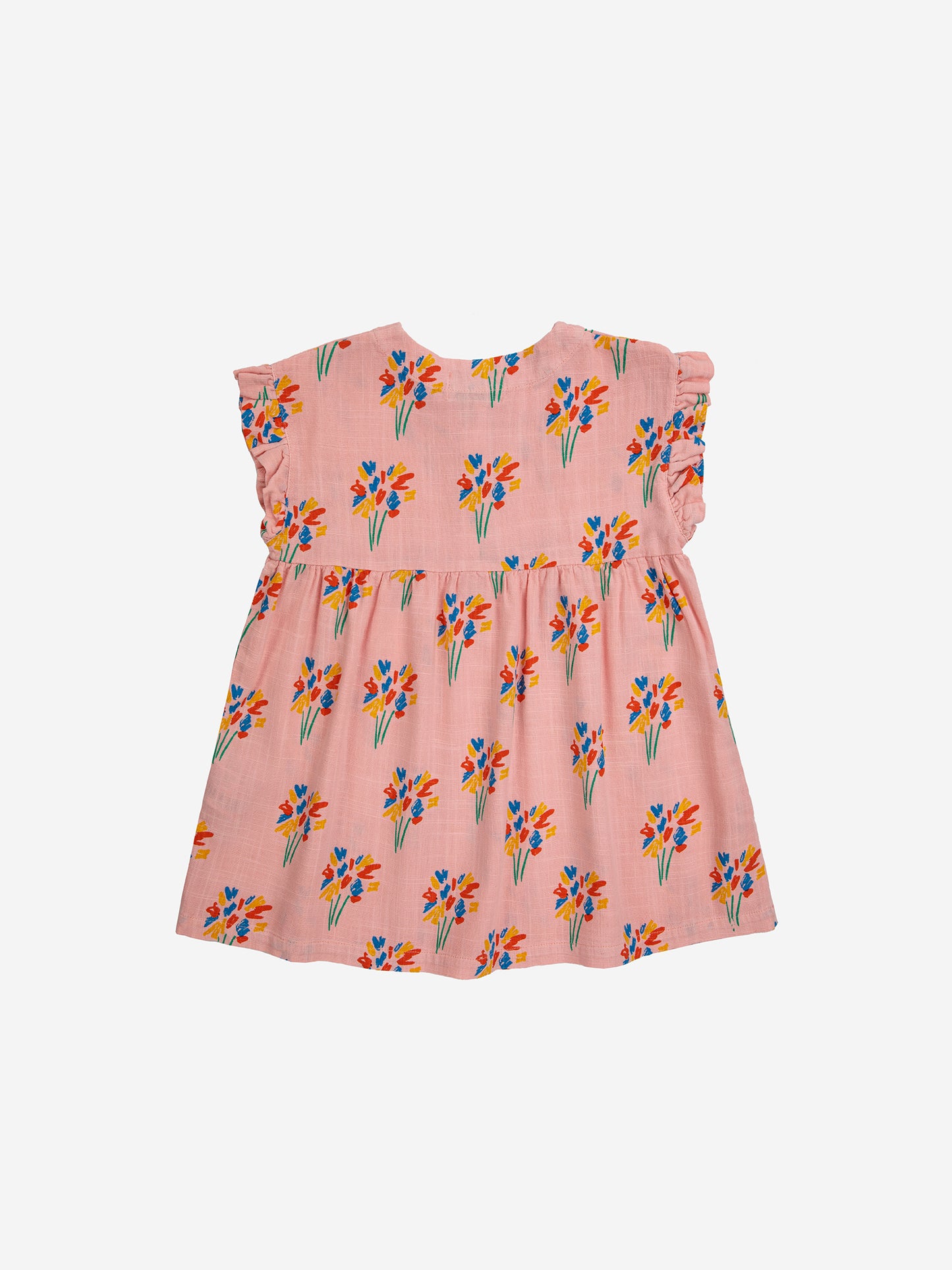 Baby Fireworks All Over Woven Dress, Pink
