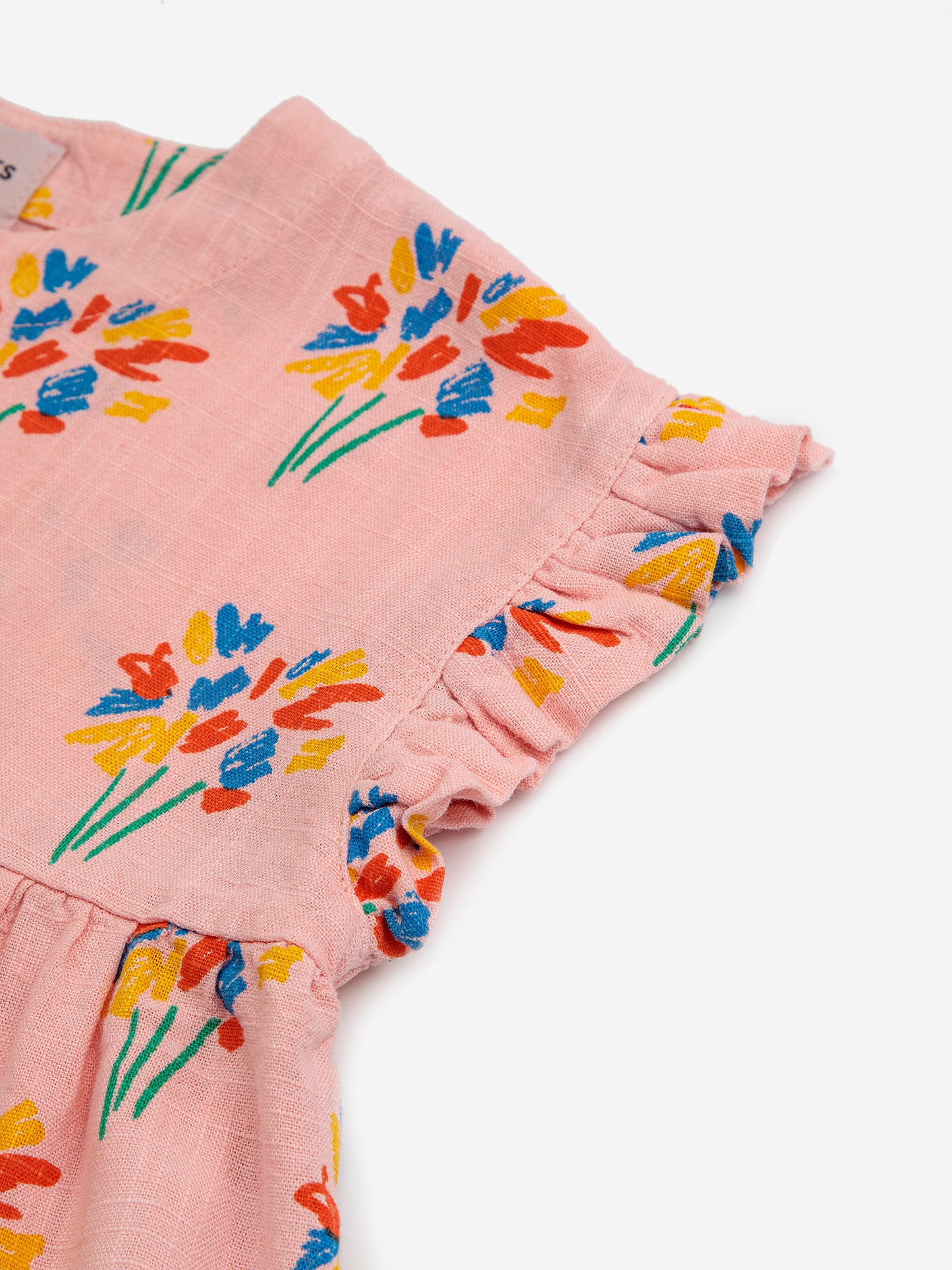 Baby Fireworks All Over Woven Dress, Pink