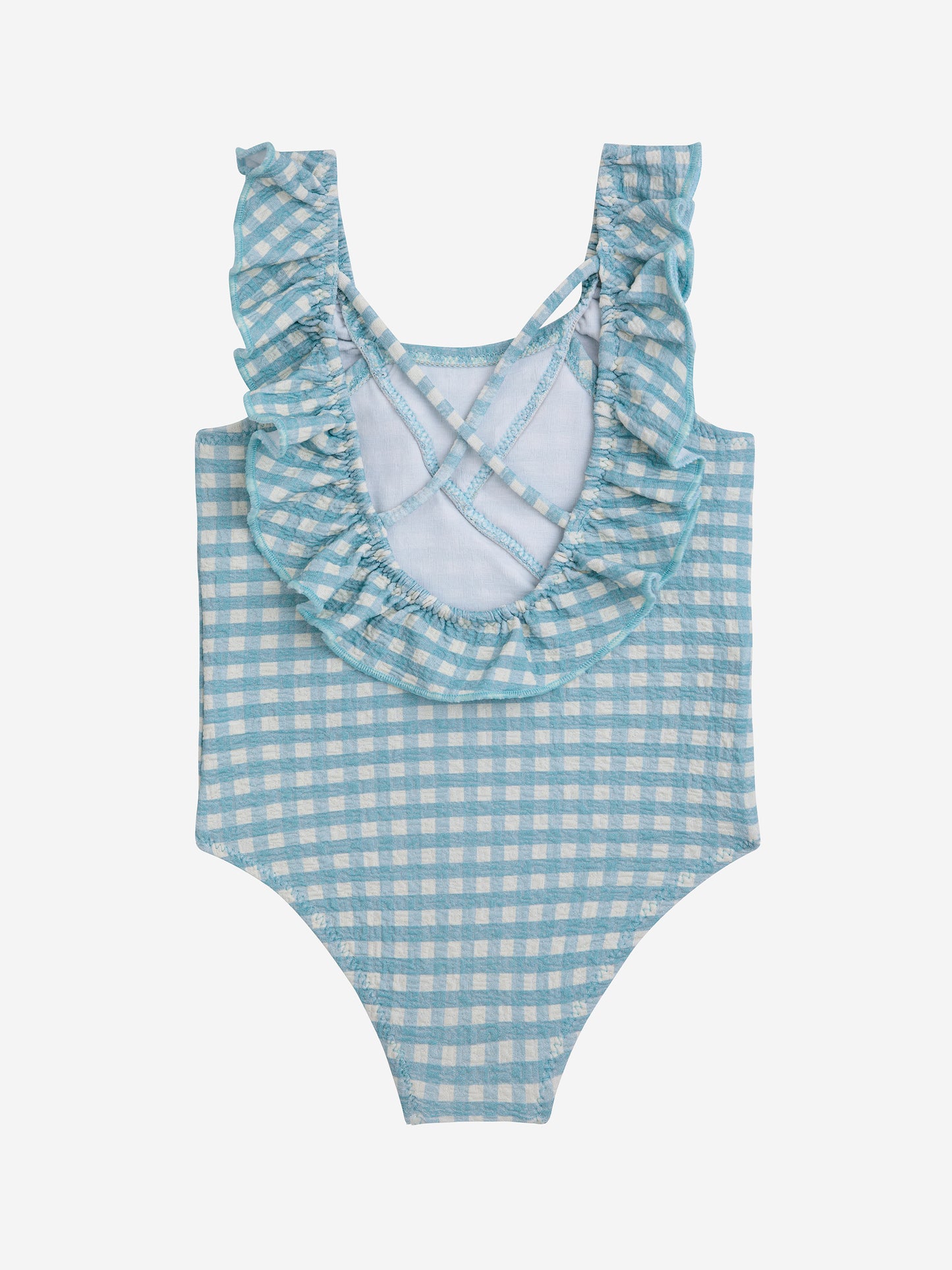 Baby Vichy Ruffle Swimsuit