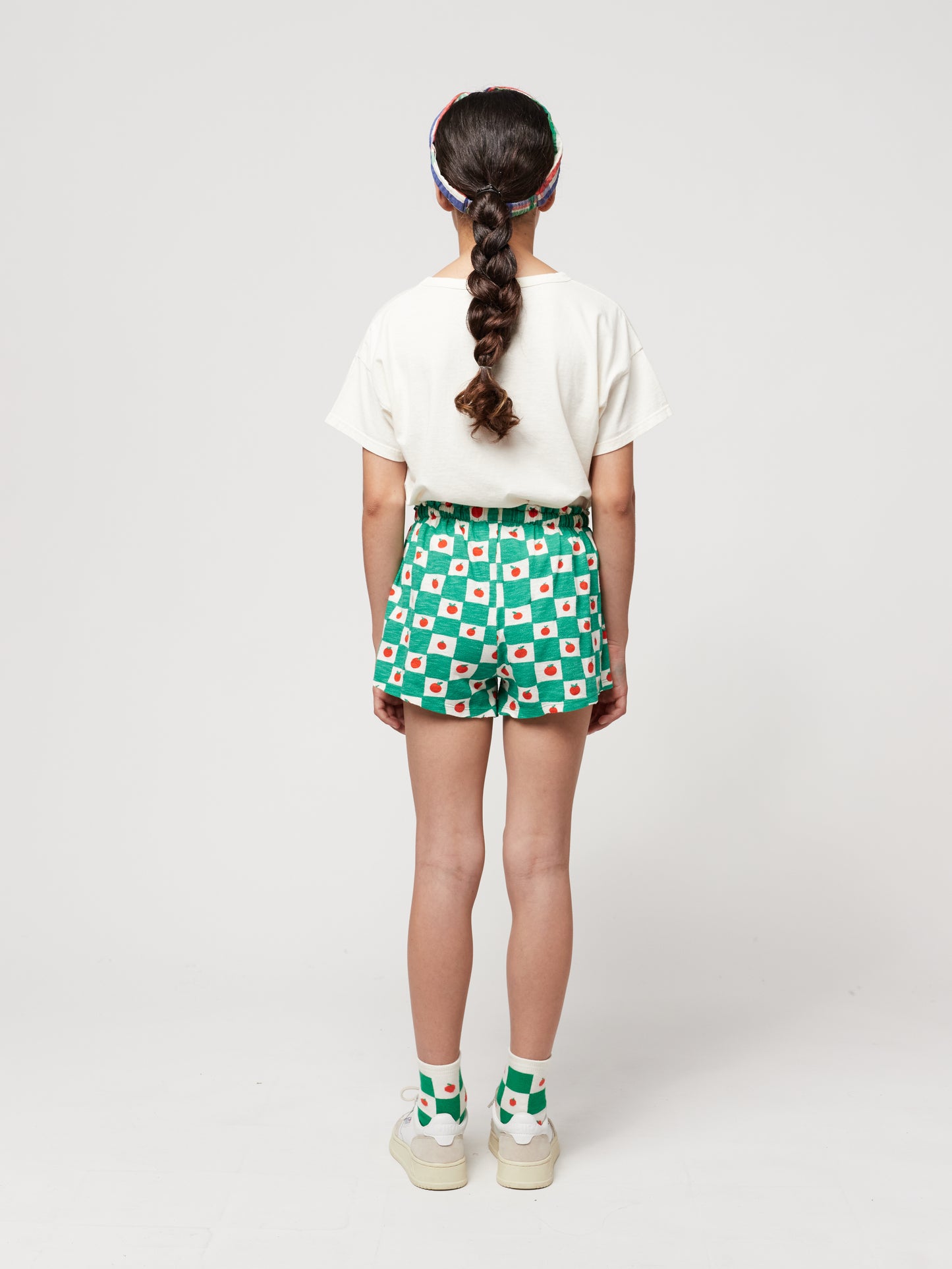 Tomato All Over Ruffle Shorts