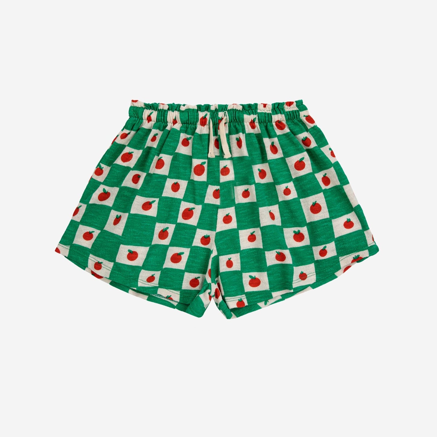 Tomato All Over Ruffle Shorts