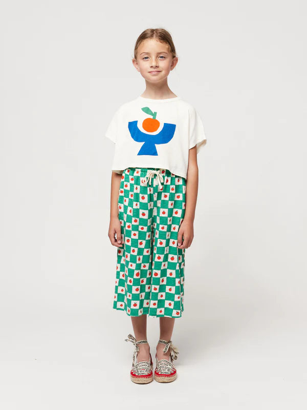 Tomato Plate Cropped T-shirt