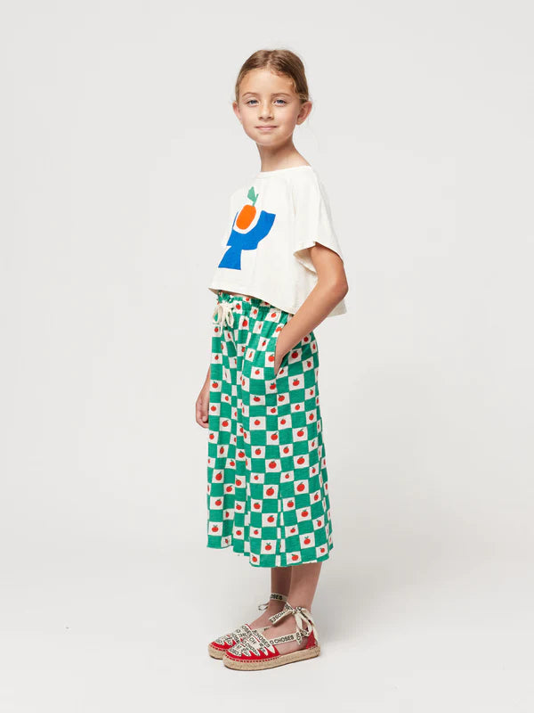 Tomato Plate Cropped T-shirt