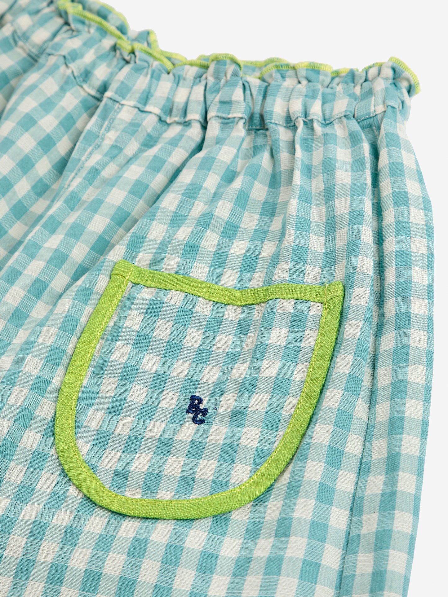 Vichy Woven Culotte Pants