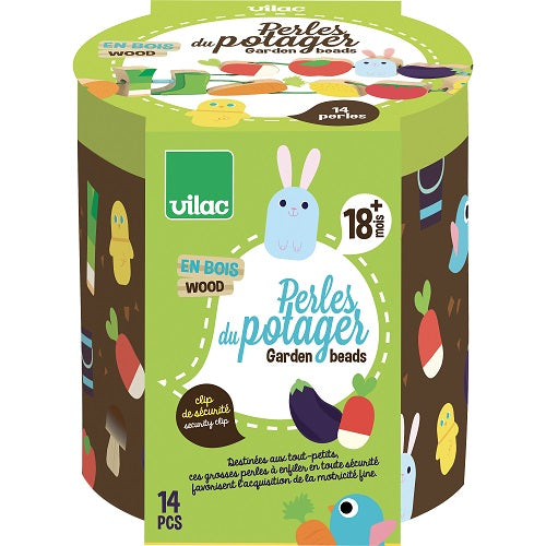 Vilac Vegetable Garden Bead Set