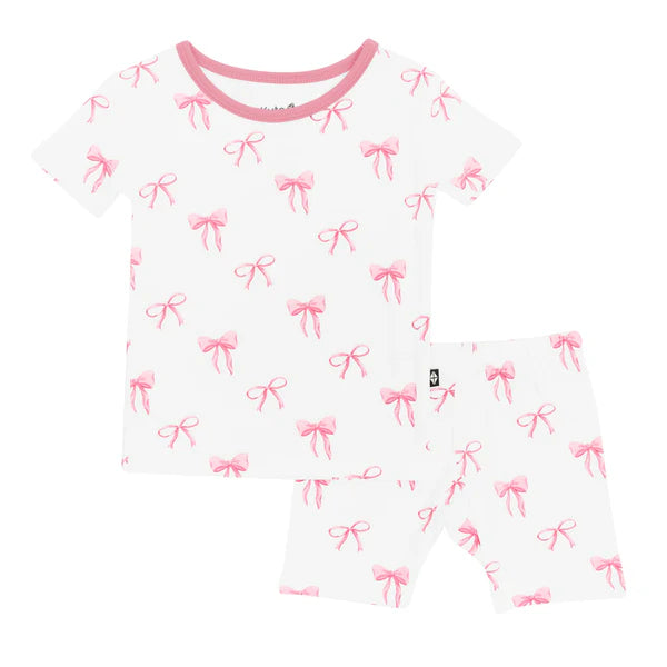 Short Sleeve Pajamas, Bow