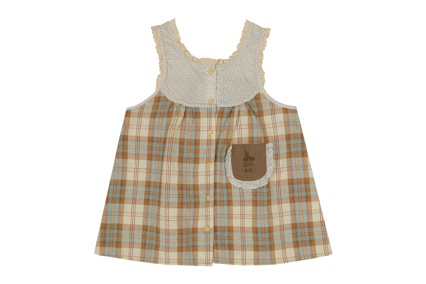 Ellie Sleeveless Dress, Beige