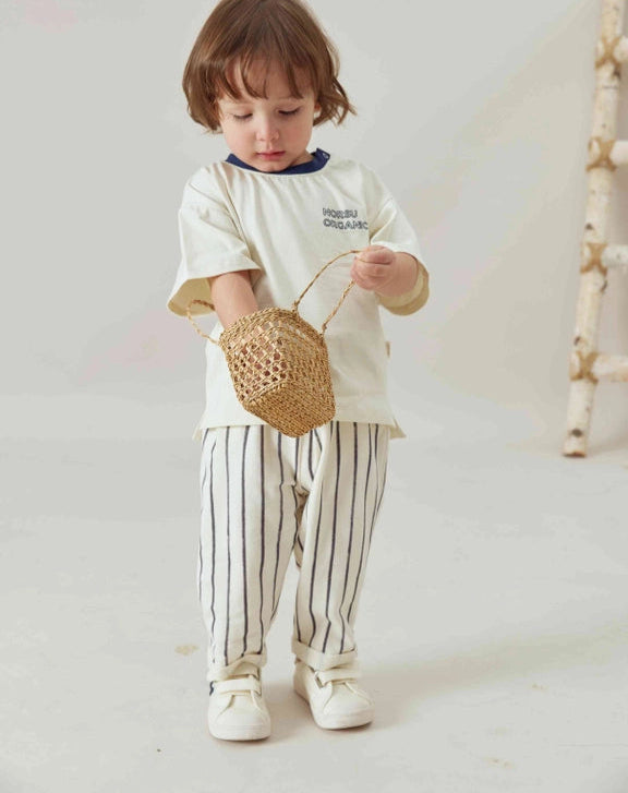 Toddler Relaxed Tapered Pant, Stripes