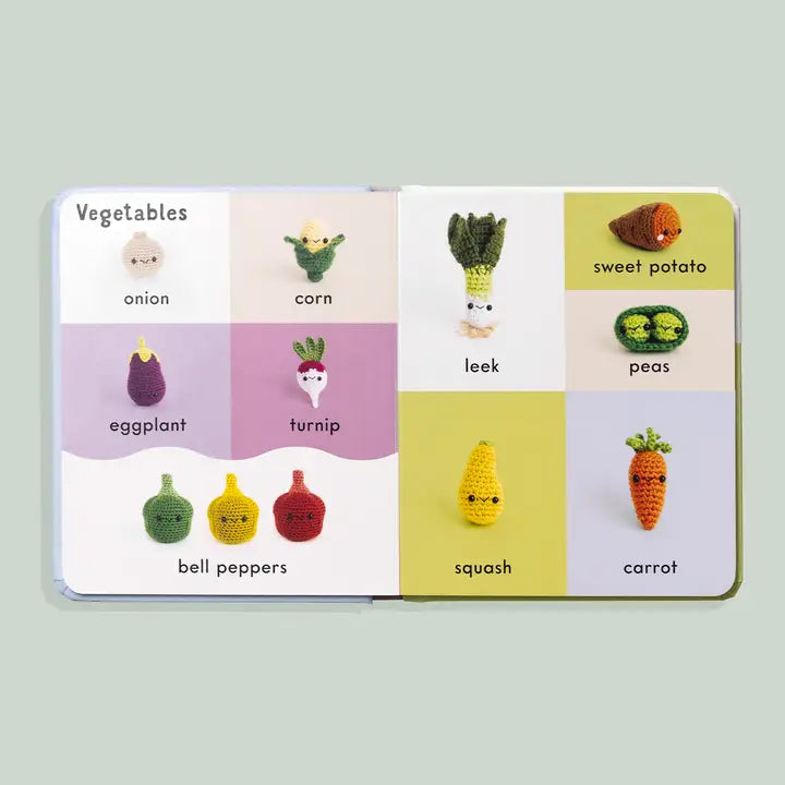 First Words with Cute Crochet Friends, Words Book