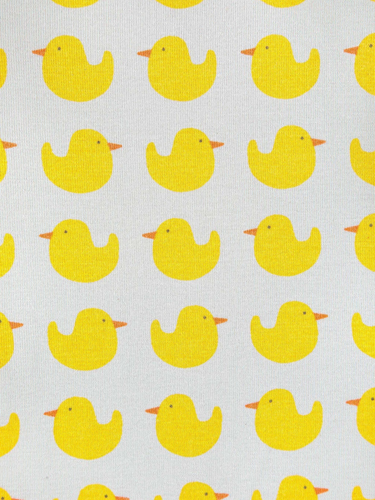 Baby Rubber Duck All Over Overall, Light Grey