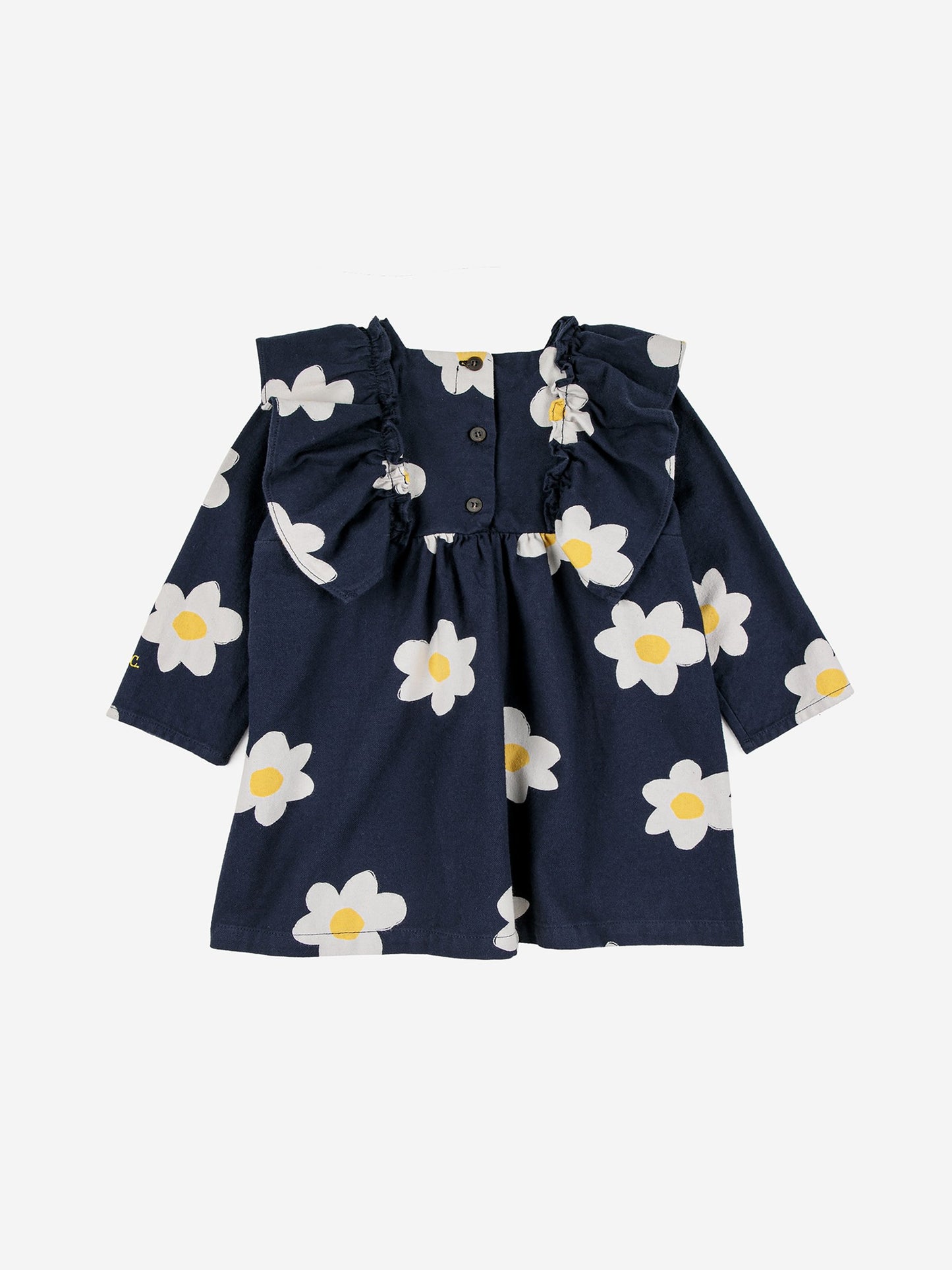 Baby Big Flower All Over Ruffle Dress