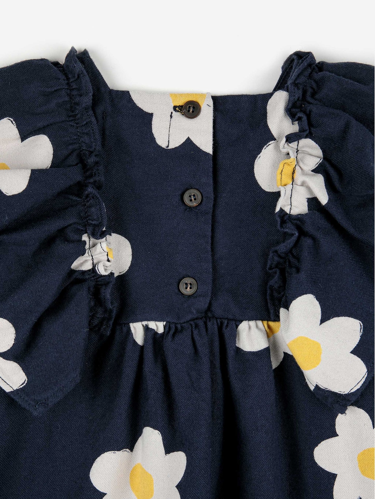 Baby Big Flower All Over Ruffle Dress