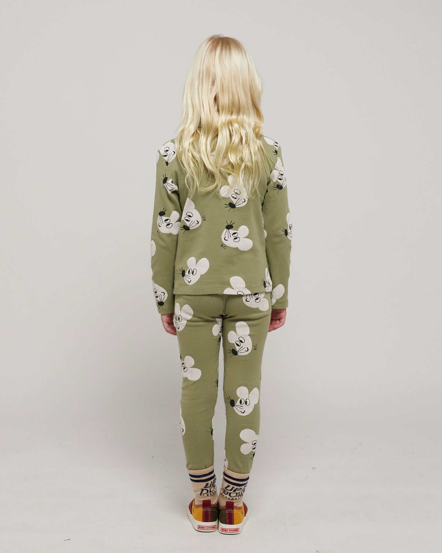 Mouse All Over Turtle Neck T-shirt