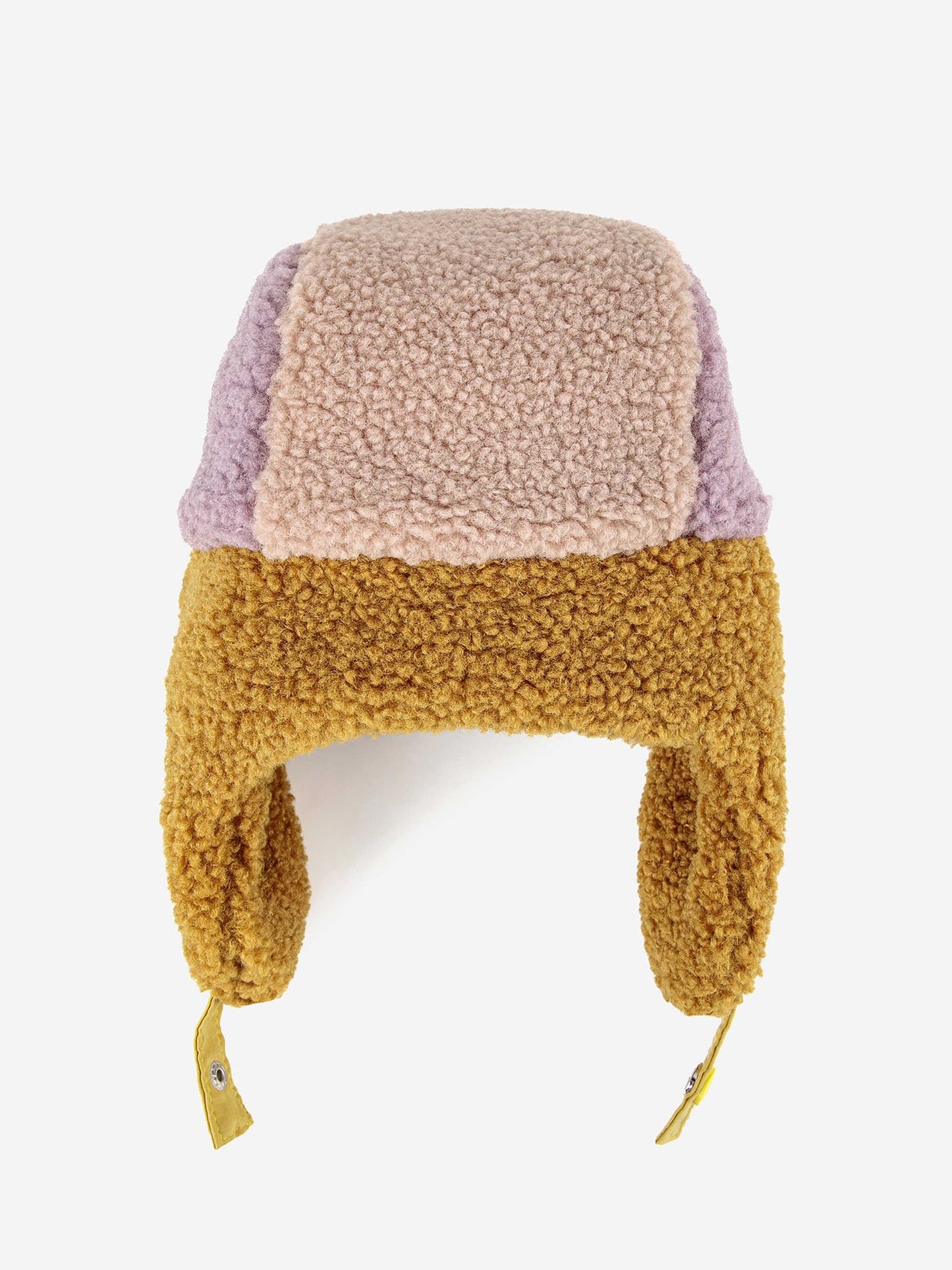 Baby Color Block Sheepskin Chapka