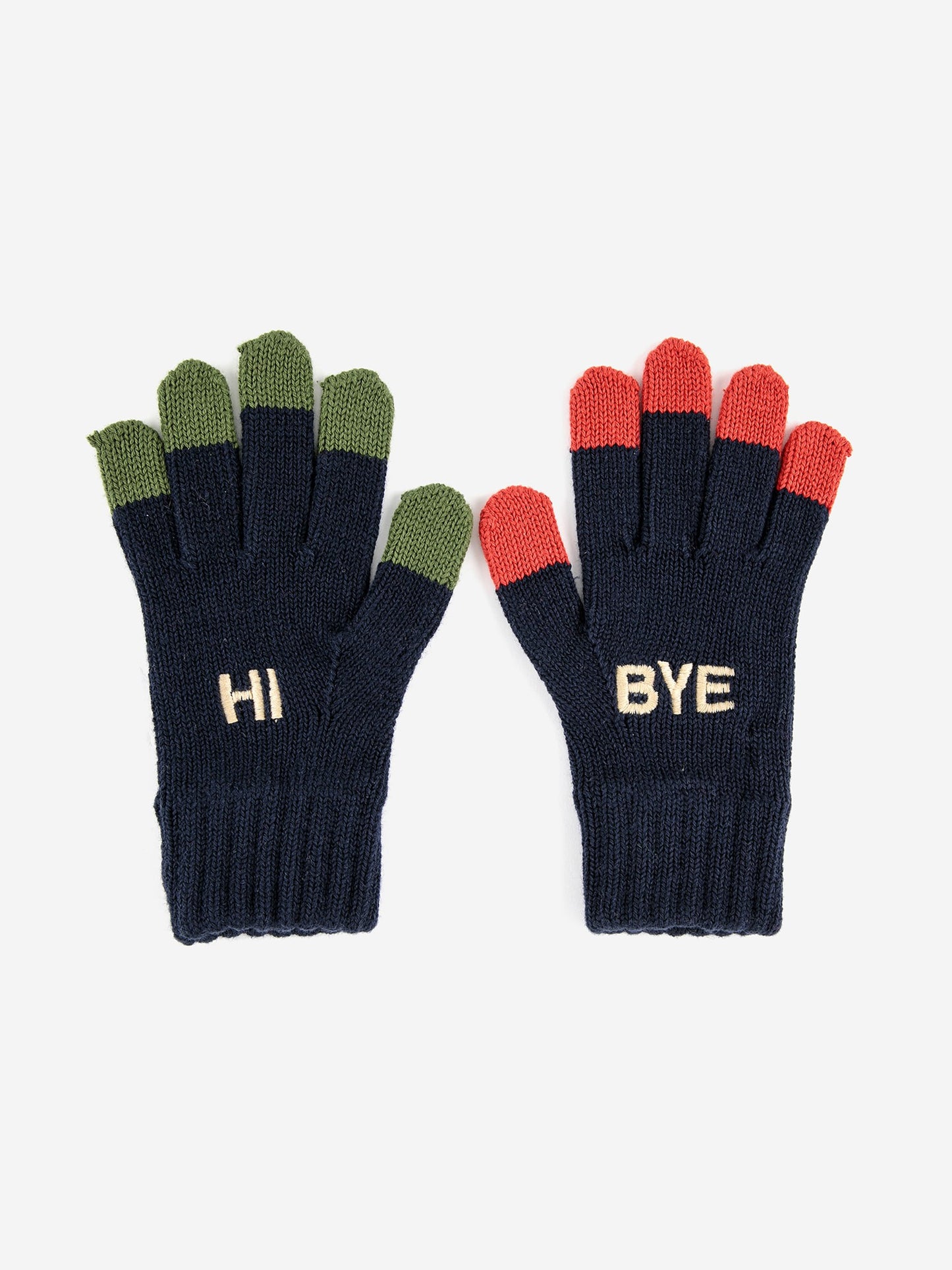 B.C Colored Fingers Knitted Gloves