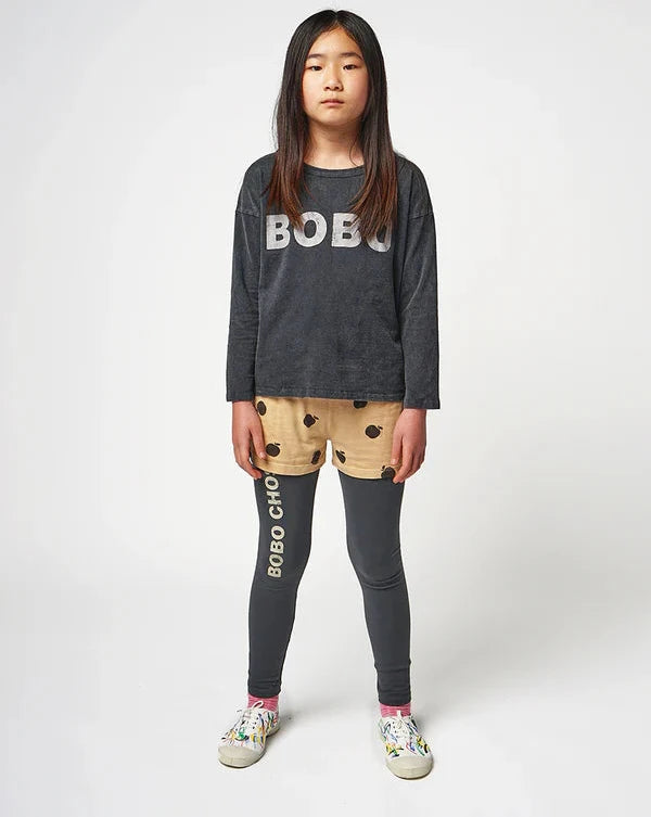Bobo Choses Long Sleeve Tshirt, Dark Grey
