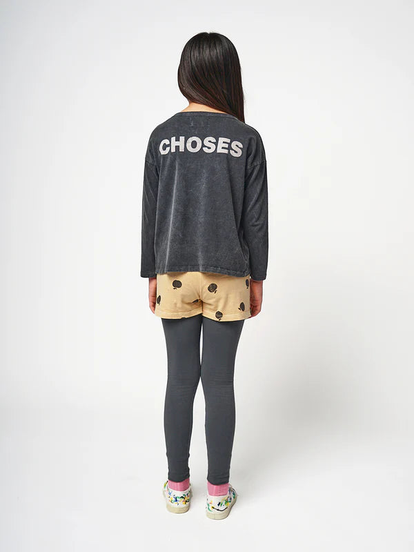 Bobo Choses Long Sleeve Tshirt, Dark Grey