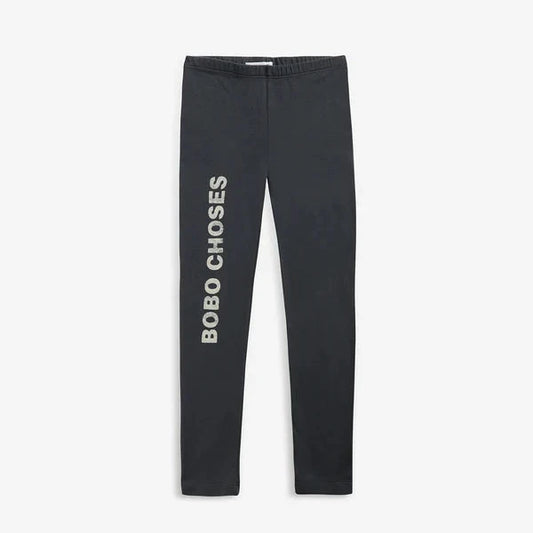 Bobo Choses Leggings, Light Heather Grey