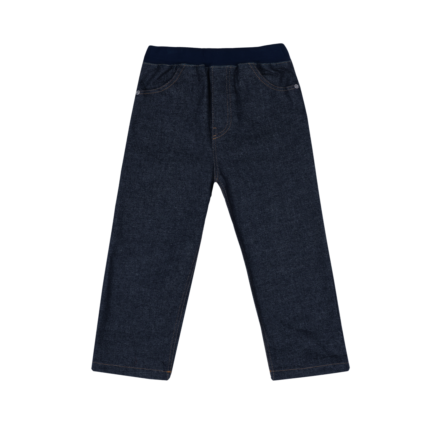 Straight Denim Pants, Indigo