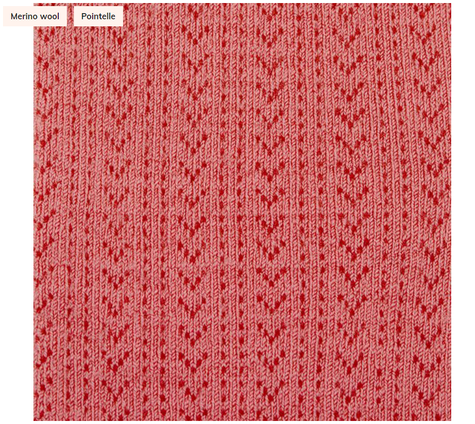 Collegien Adèle Merino Wool Knee Socks, Rose Litchi