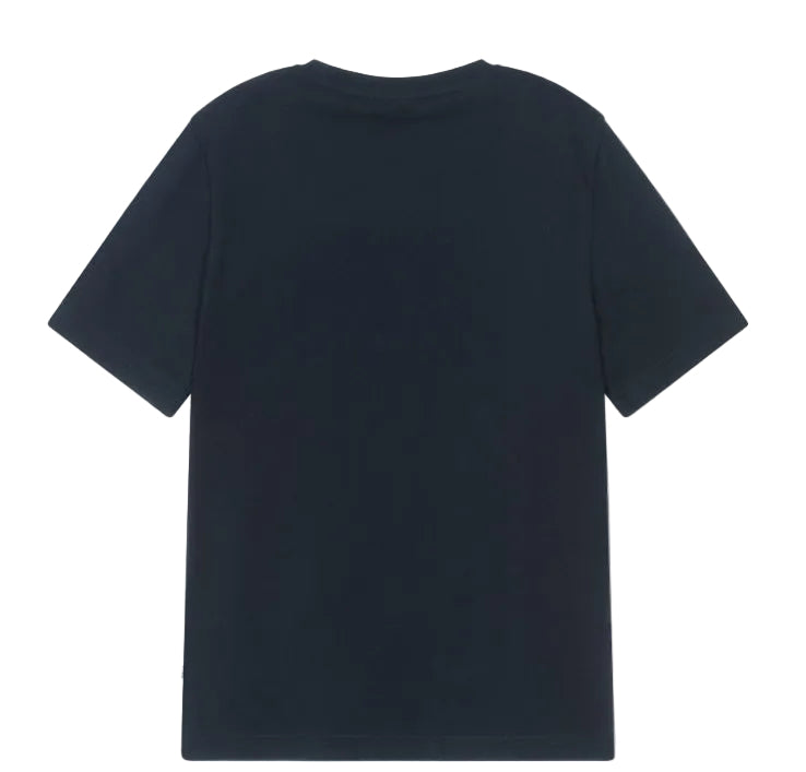 BOSS Short-Sleeved Cotton Jersey T-shirt, Navy