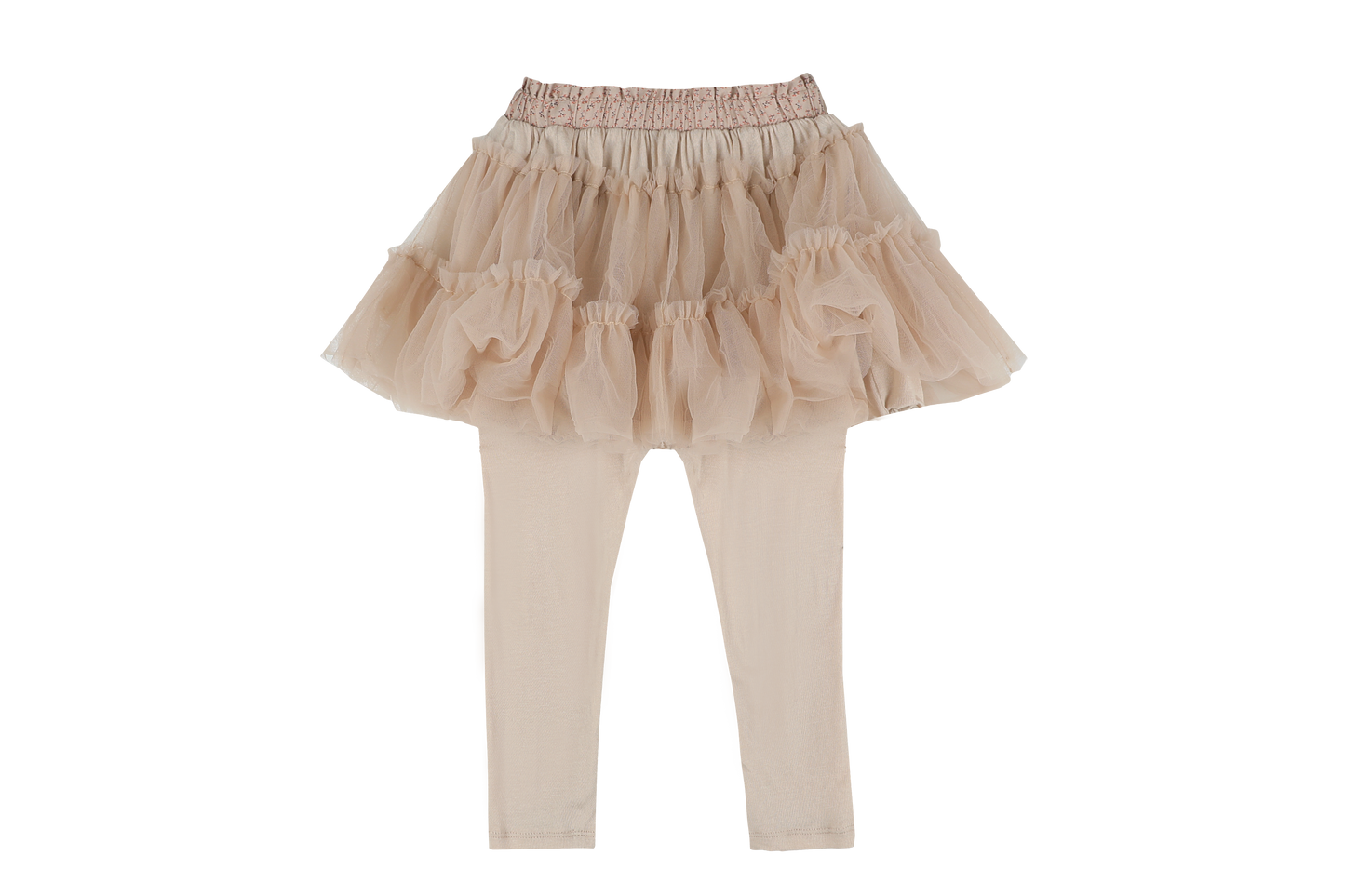 Roche Skirt with Tights, Rose Beige