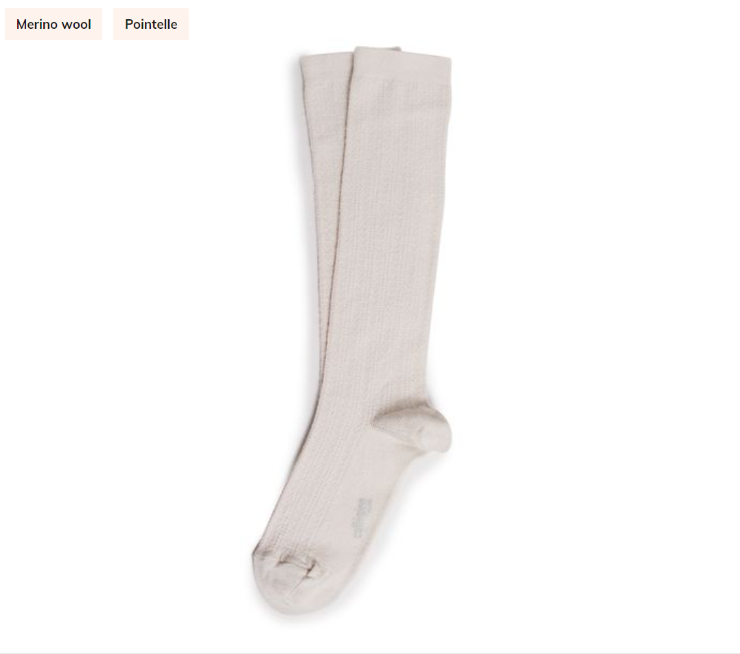 Collegien Adèle Merino Wool Knee Socks, Doux Agneaux
