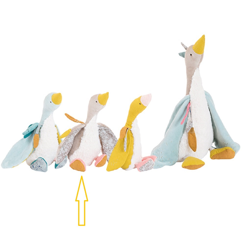 Moulin Roty Flechette Goose Grey Soft Toy