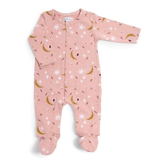 Moulin Roty Apres la Pluie Jersey Sleeper, Pink