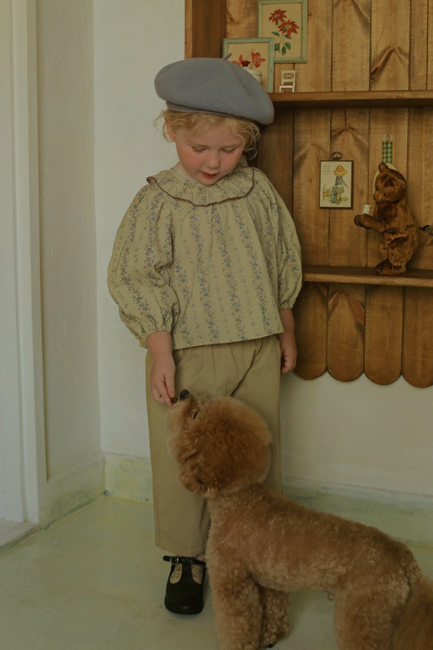 Louis Relaxed Pants, Beige