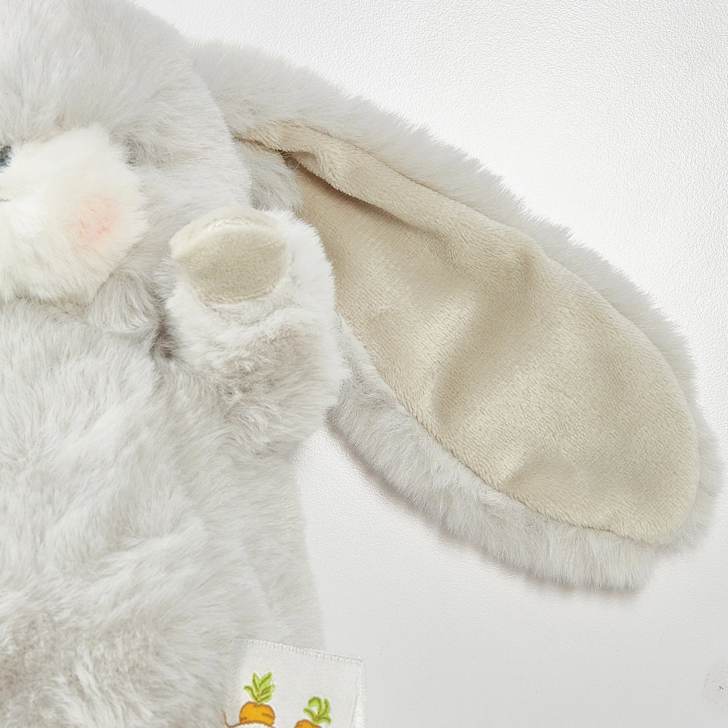 Tiny Nibble 8" Gray Bunny