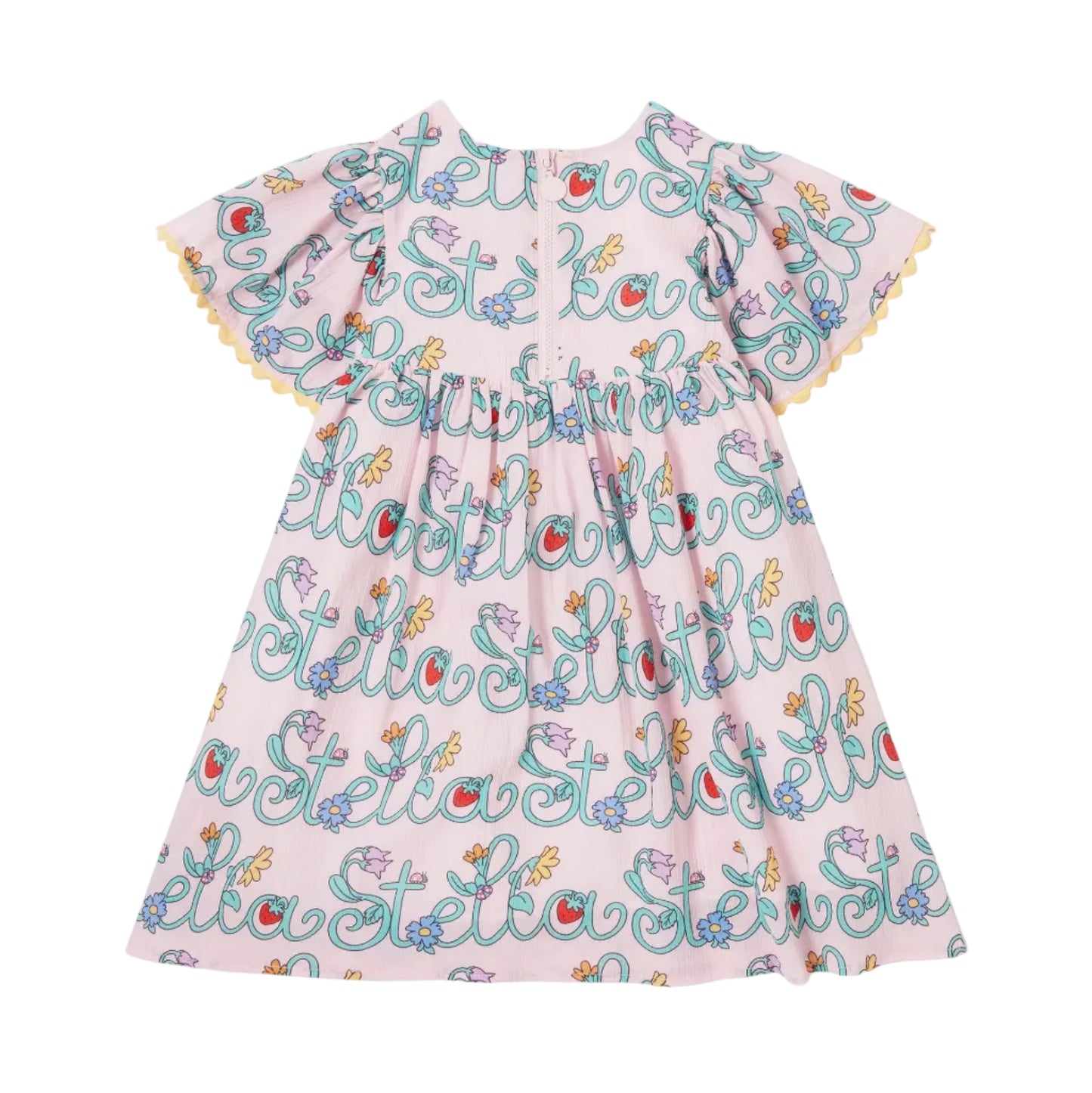 Girl Stella Vine Print Dress, Pink