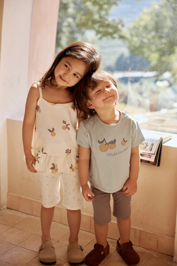 Toddler Organic Graphic T-Shirt, Clementine