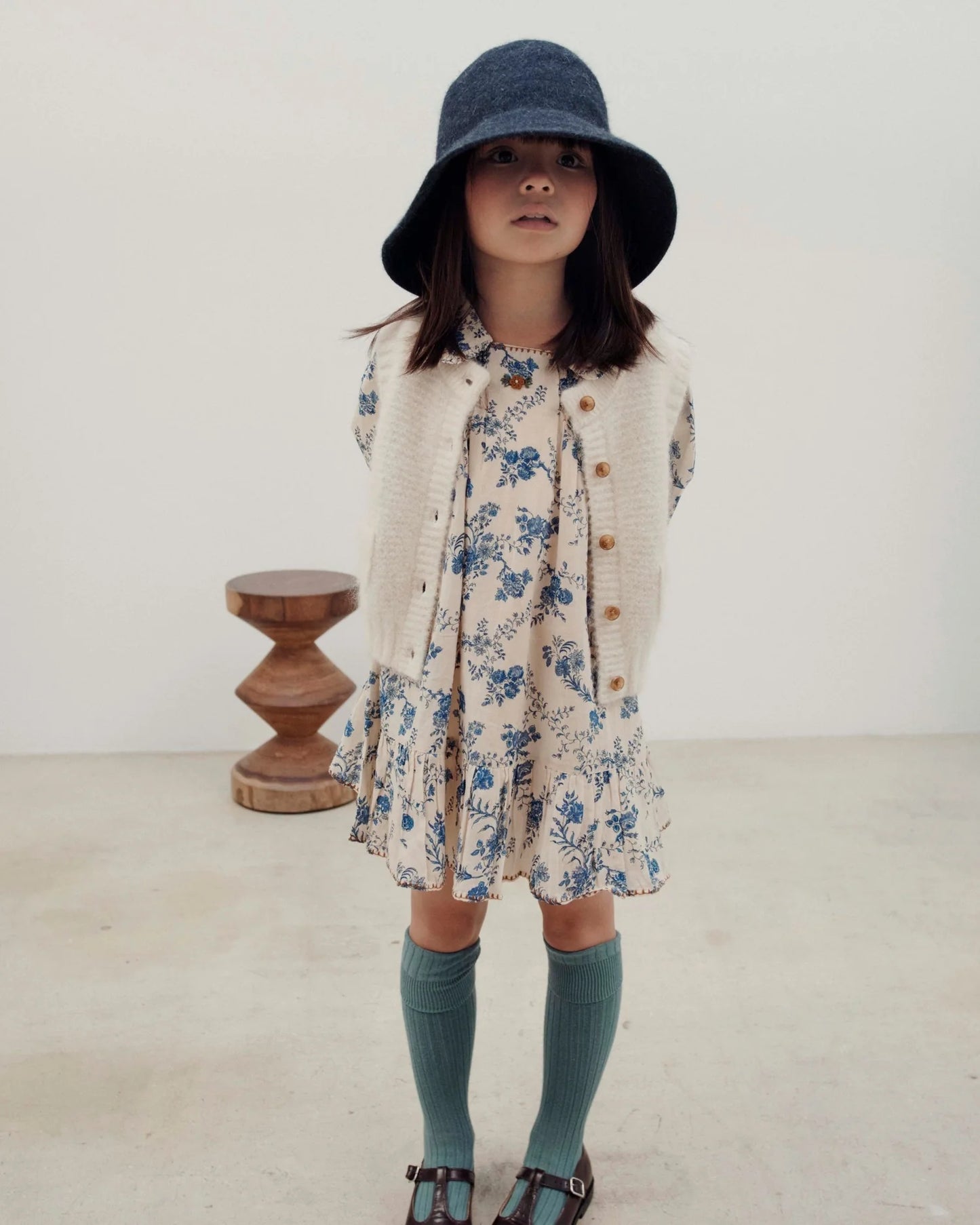 Orchid Dress, Blue