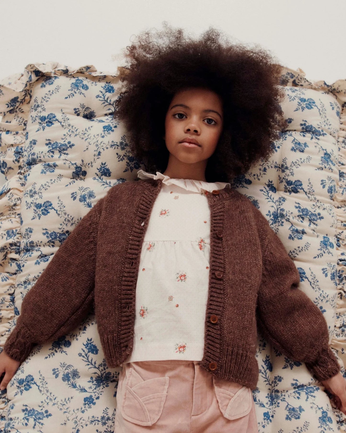 Pale Floral Blouse, Eglantine