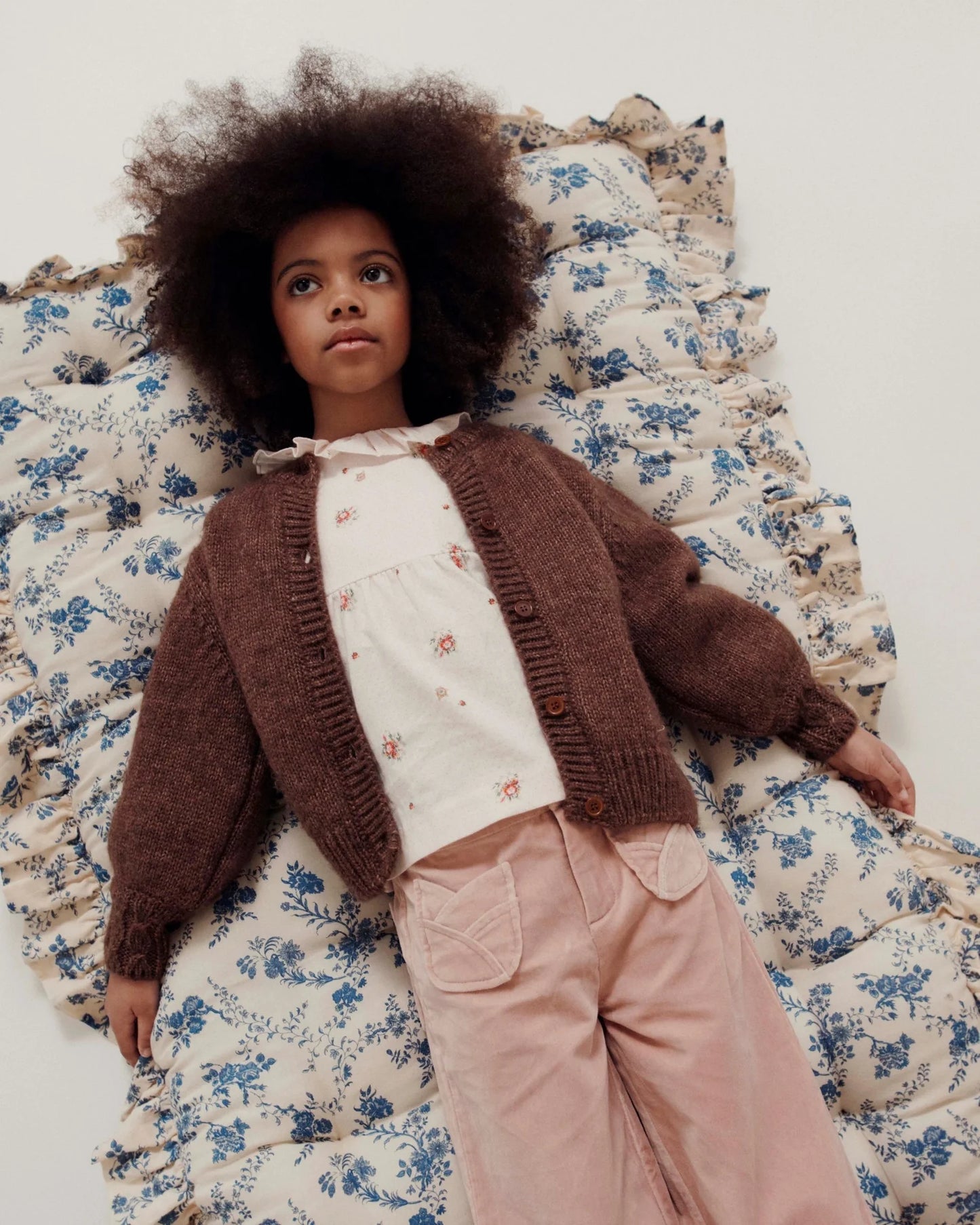 Pale Floral Blouse, Eglantine