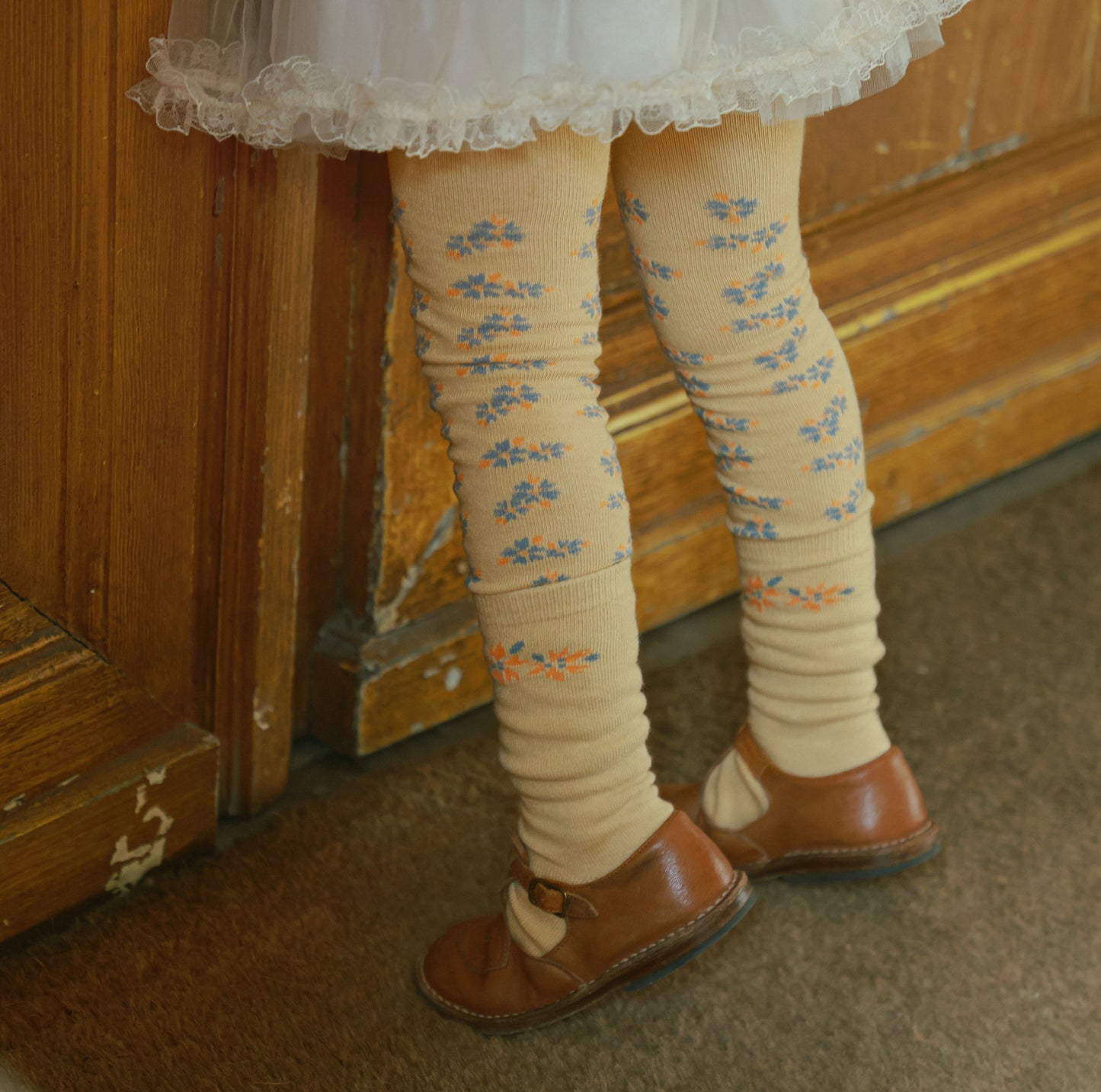 Lucy Tights Set, Beige