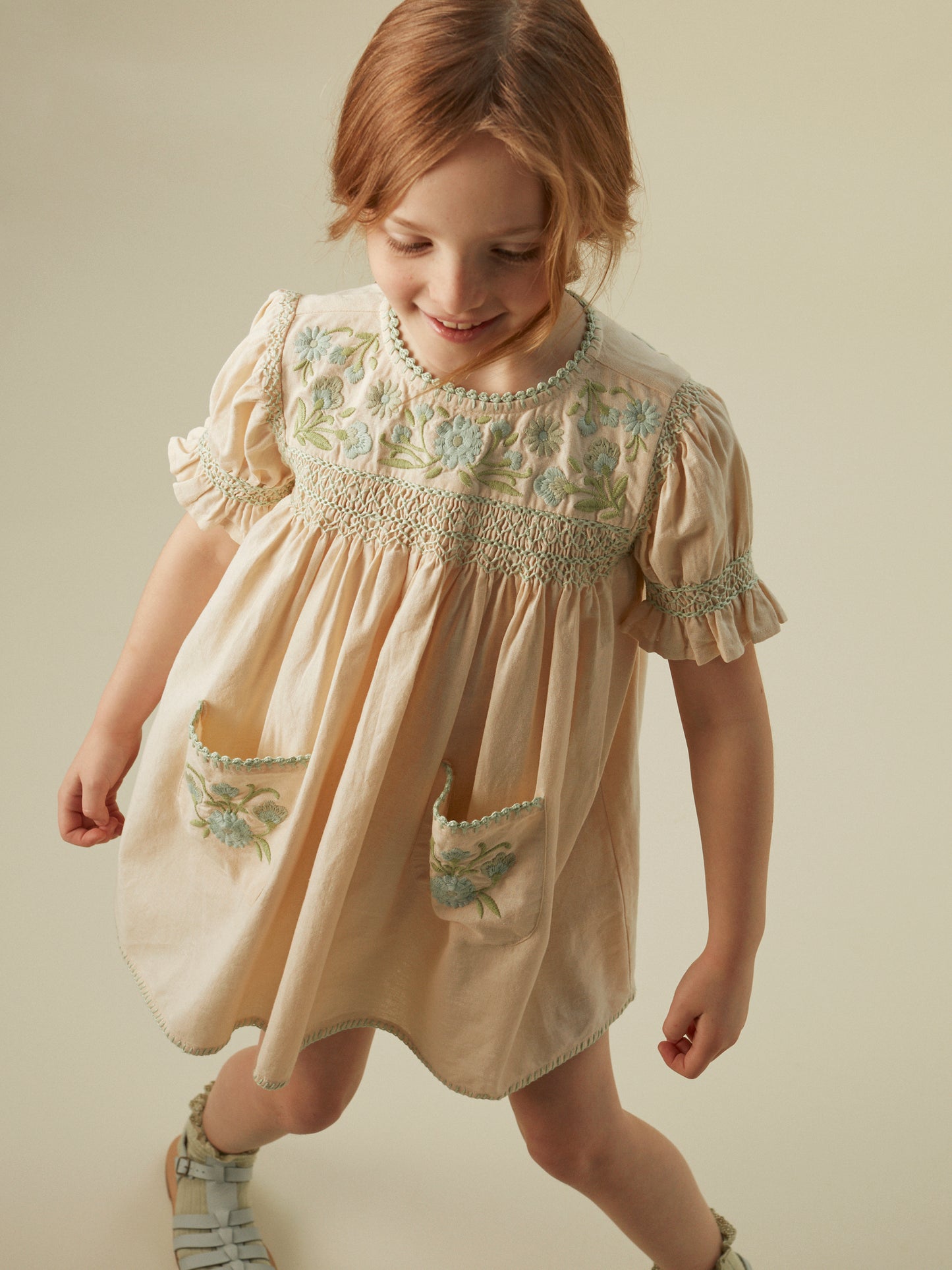 Dora Dress, Milk