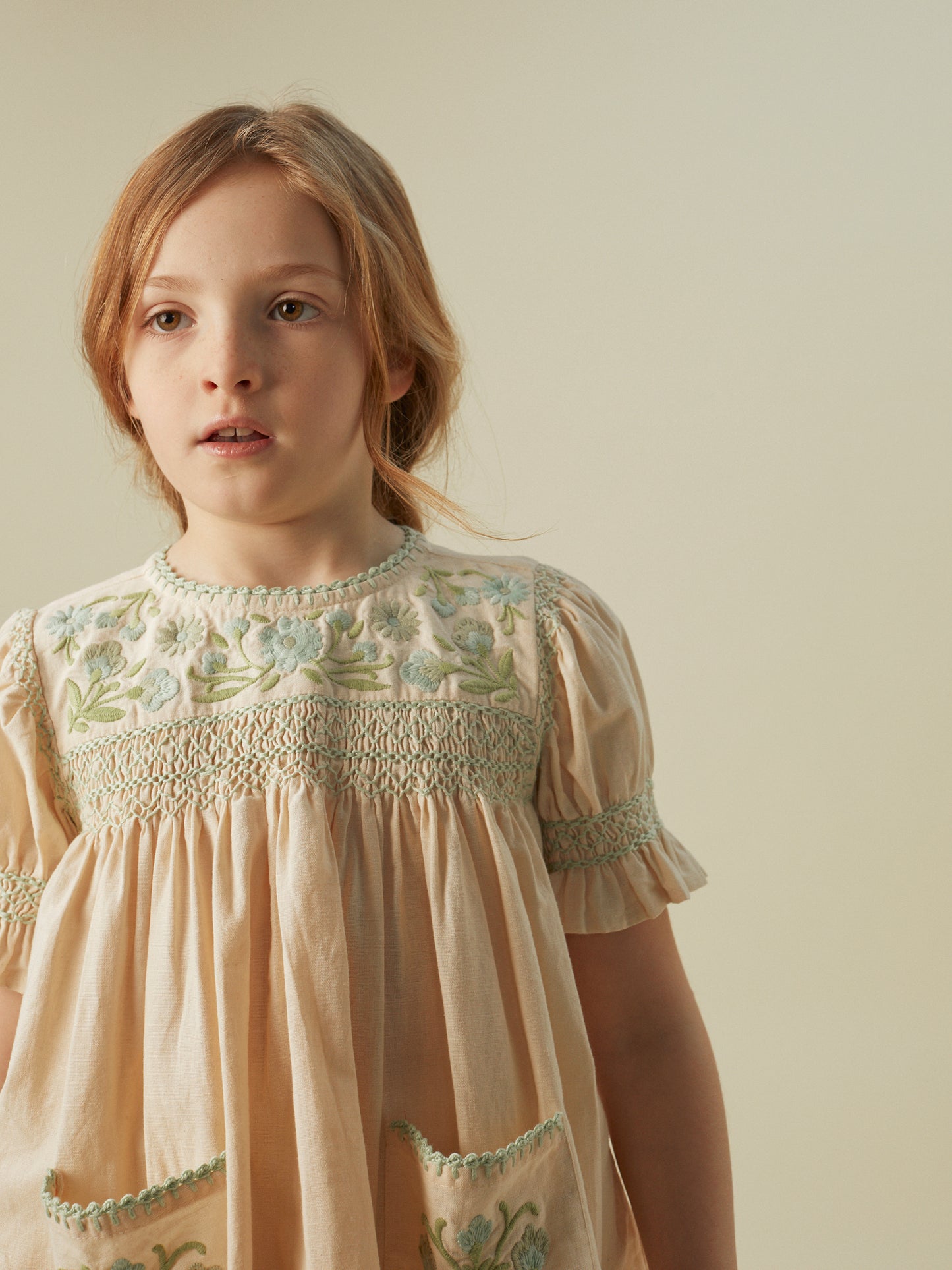 Dora Dress, Milk