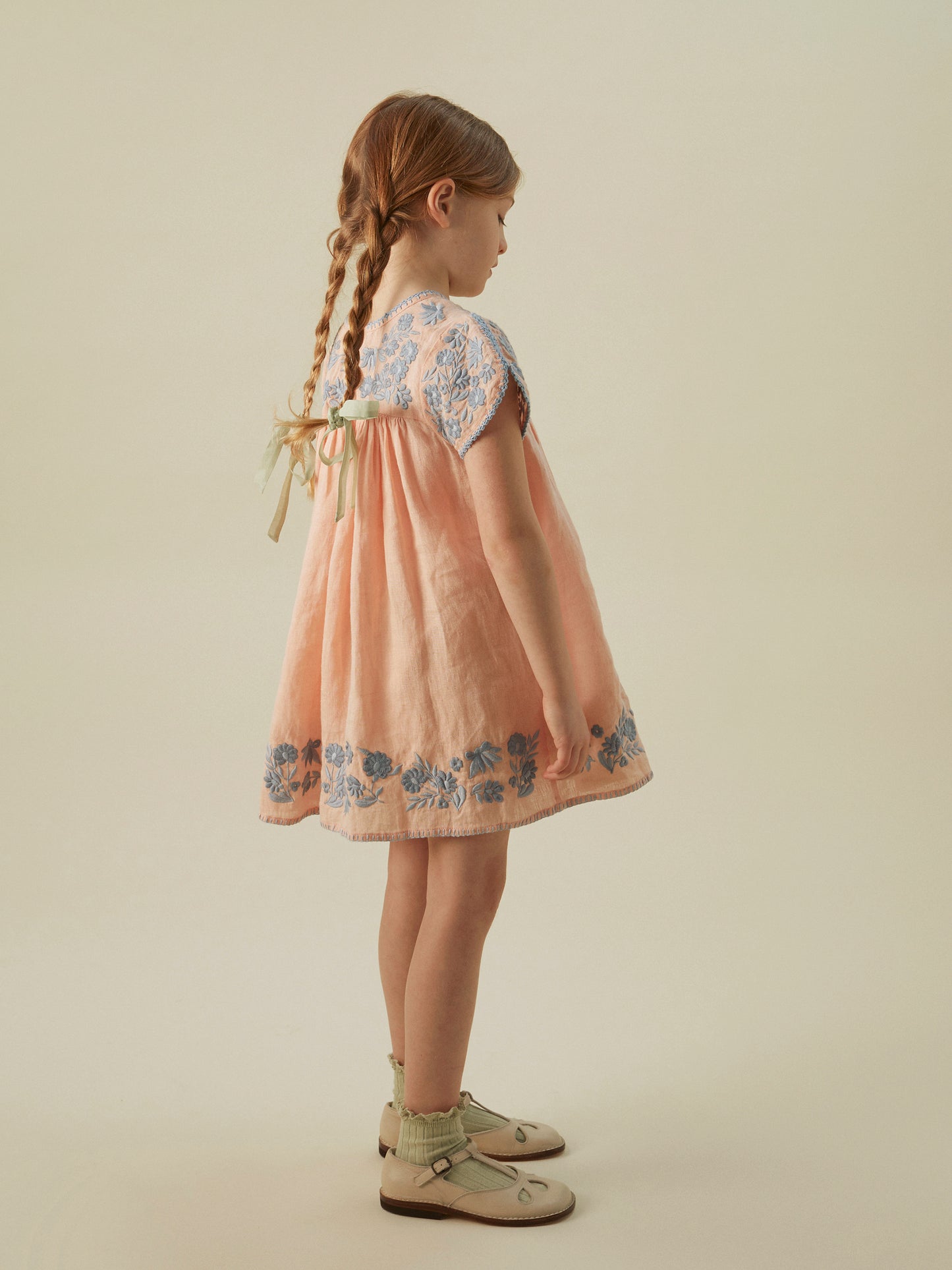 Stevie Dress, Pale Rose
