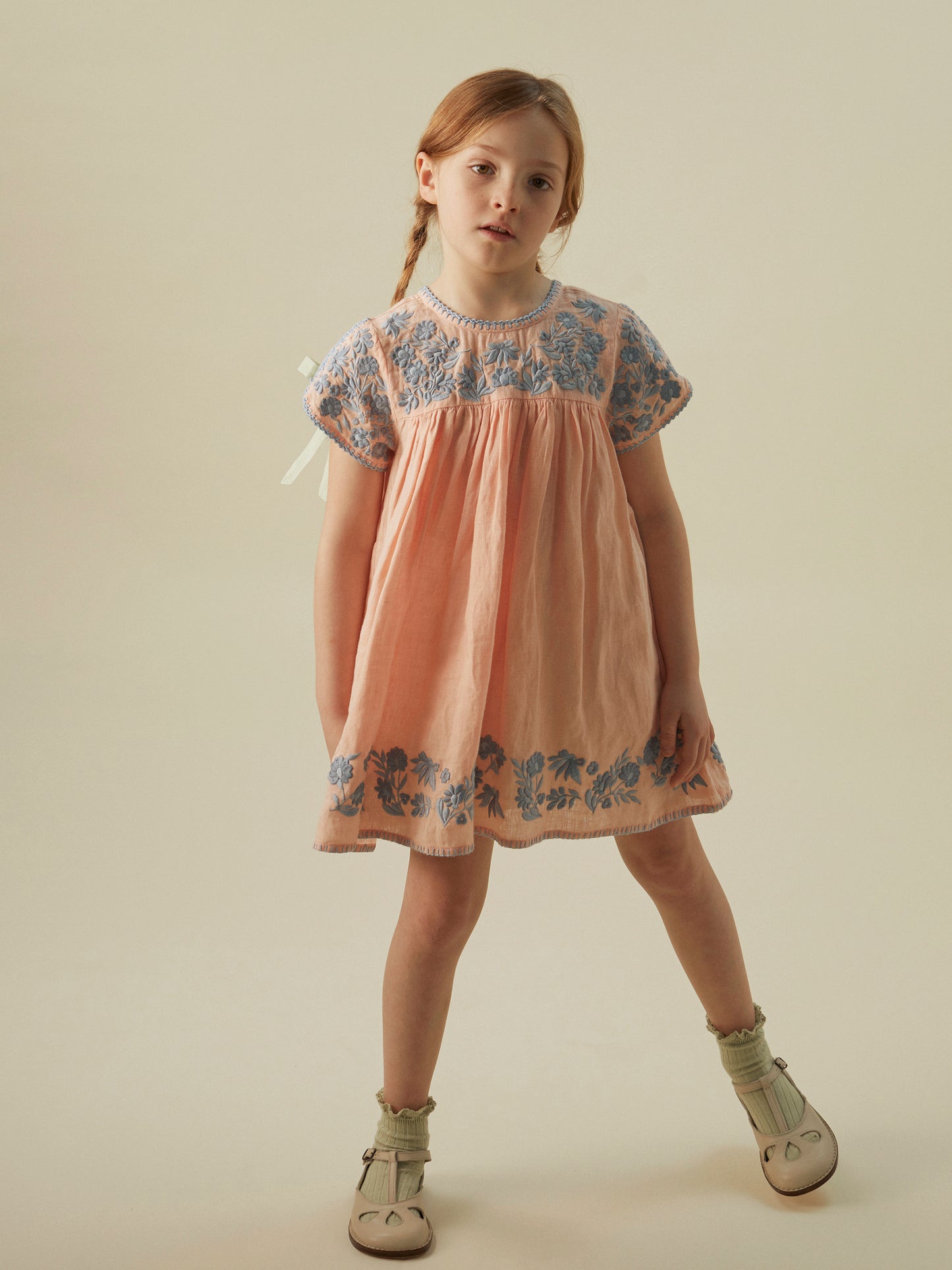 Stevie Dress, Pale Rose