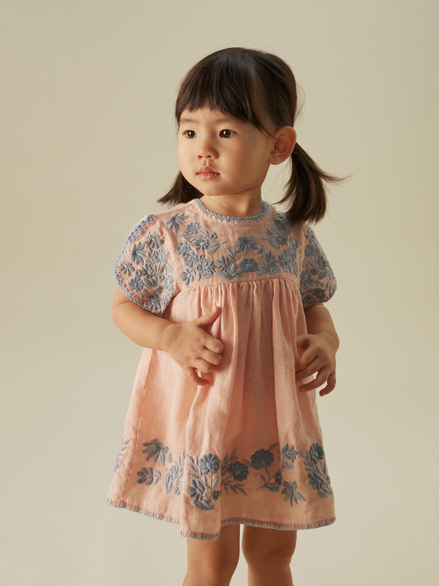 Stevie Dress, Pale Rose