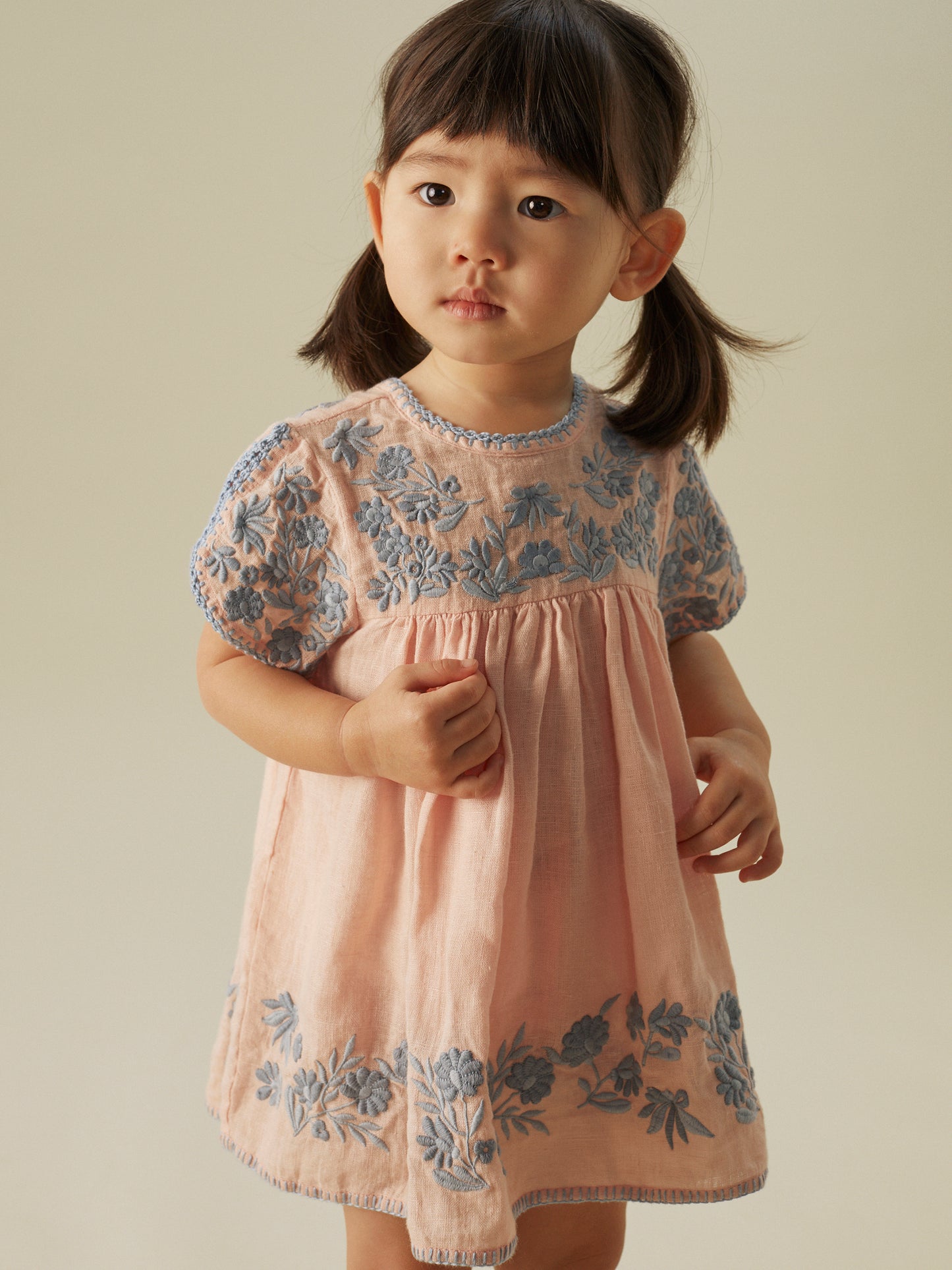 Stevie Dress, Pale Rose