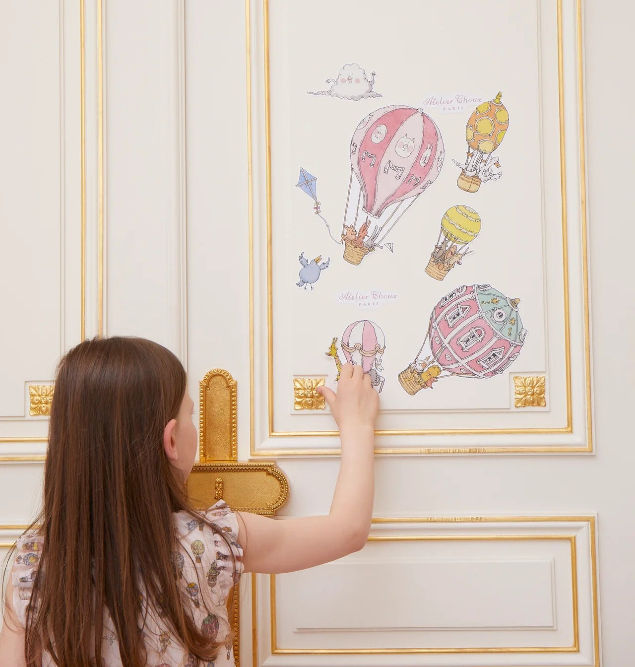 Atelier Choux Paris Replaceable Wall Stickers, Pack of 35