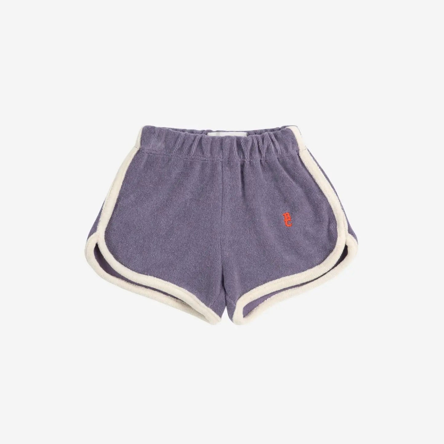 Blue Terry Cloth Shorts, Navy Blue
