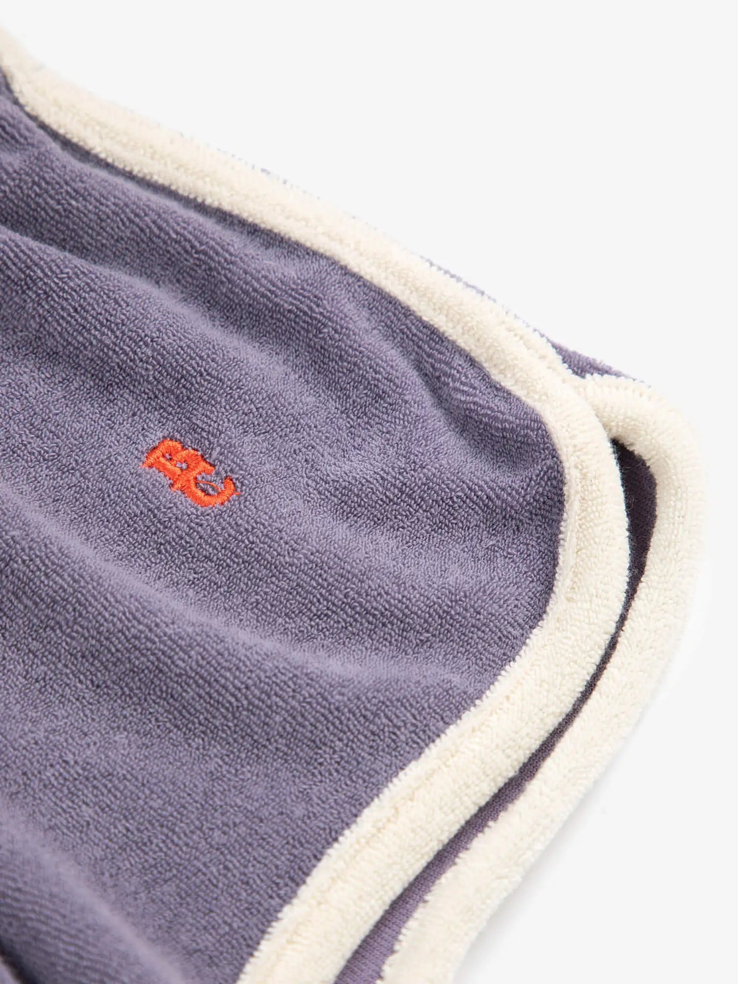 Blue Terry Cloth Shorts, Navy Blue