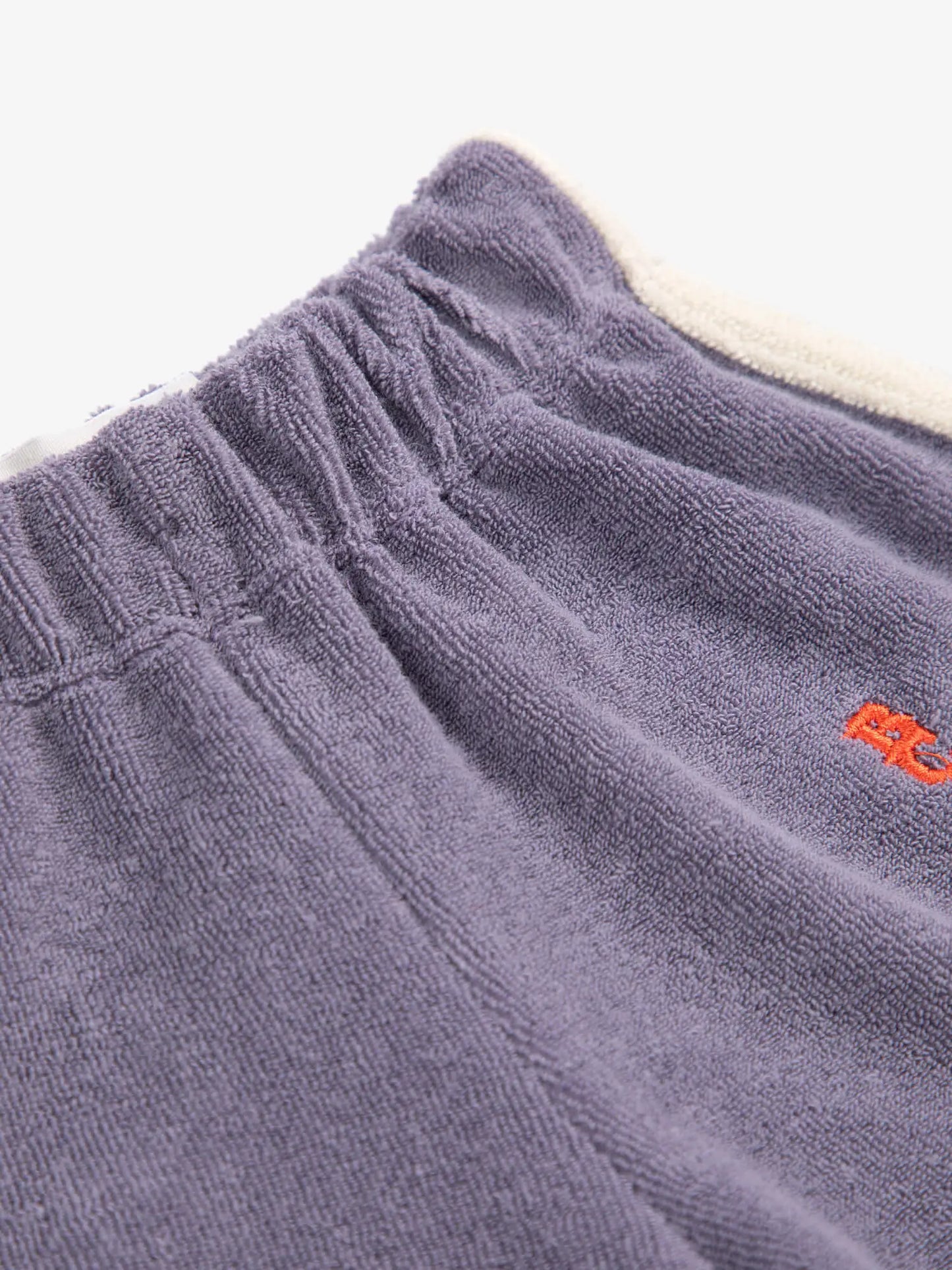 Blue Terry Cloth Shorts, Navy Blue